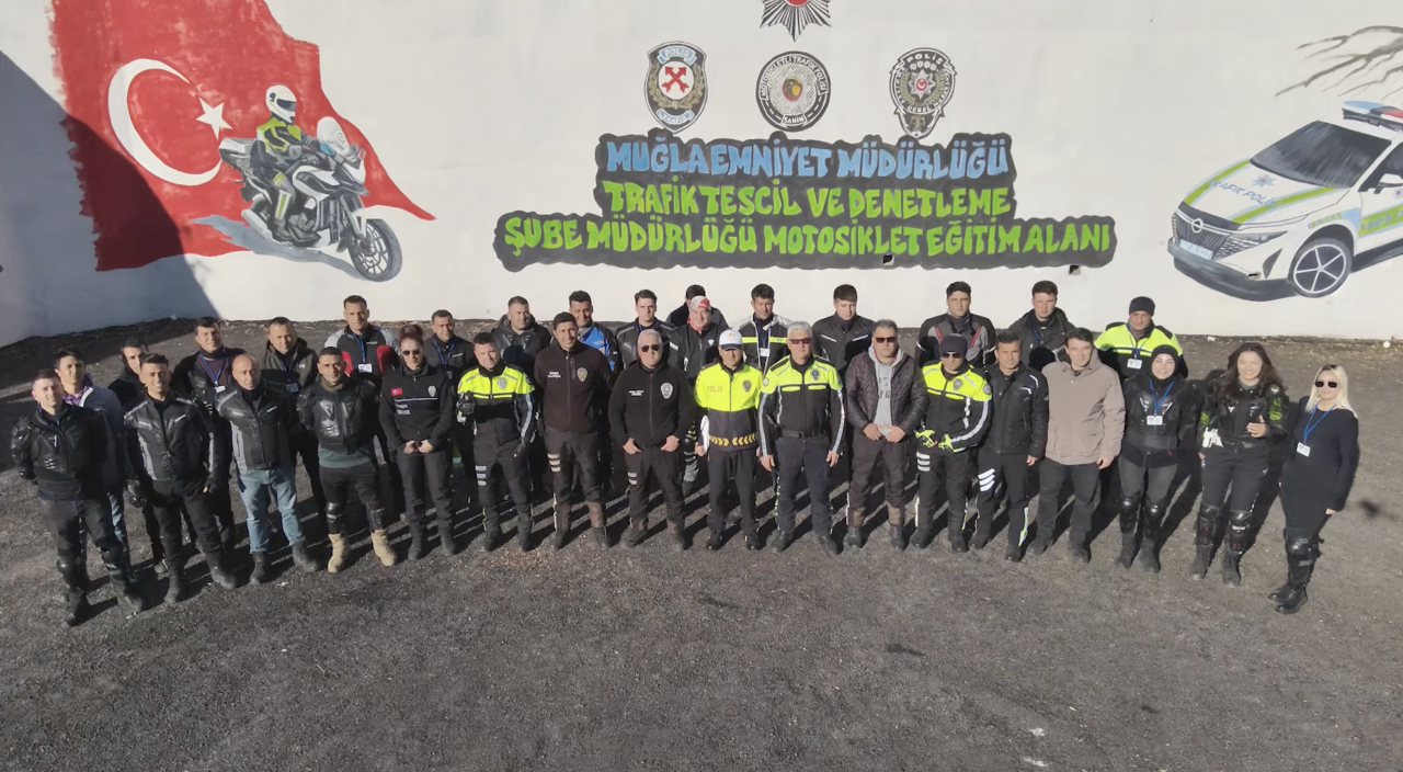 Muğla’da Motosikletli Trafik Polisi (Şahin) Eğitimi Tamamlandı 2